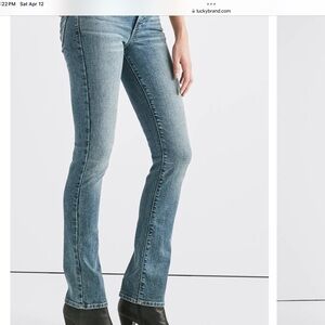 Lucky Brand sweet straight mid rise relaxed fit jeans 26R